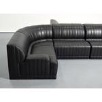 Roche Bobois Leather Sectional Sofa, 7 Pieces